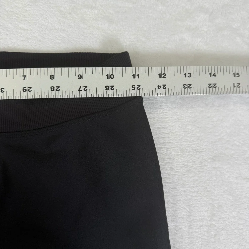 Alo Yoga High-Waist Moto Legging Black Ribbed Mesh Performance W0245R Size XS